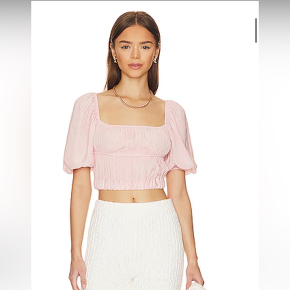 Petal Pink crop top from Revolve! - Picture 4 of 4